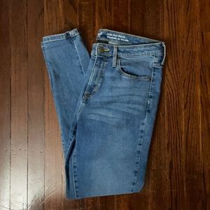 Denim skinny jeans